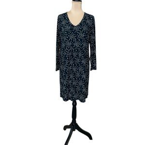 EUC J. Jill Wearever Collection Petal Print Midi Dress (T)